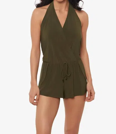 Miraclesuit Bianca Romper In Bamboo In Green