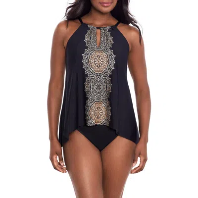 Miraclesuit ® Cappadocia Peephole Skirted One-piece Swimsuit In Blue
