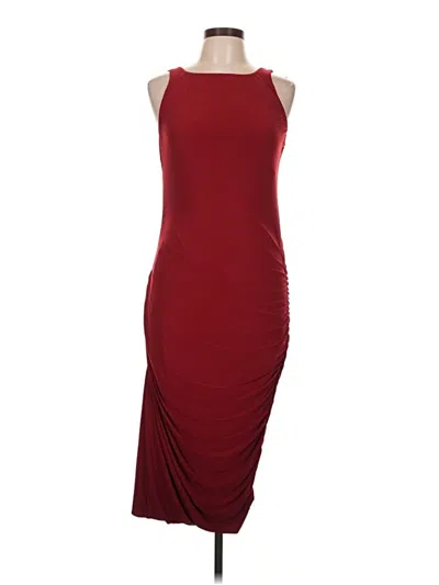 Pre-owned Miraclesuit Cocktail Dress In Burgundy