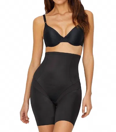Miraclesuit Cool Choice Firm Control Thigh Slimmer Shaper In Black