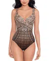 Miraclesuit Criss Cross Escape One-piece In Multi