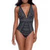 Miraclesuit ® Cypher Odyssey One-piece Swimsuit In Multi
