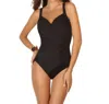 Miraclesuit Dd-cup Caliente Underwire One Piece In Black In Black