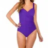 Miraclesuit Dd-cup Sanibel Underwire One Piece Swimsuit In Violet In Purple