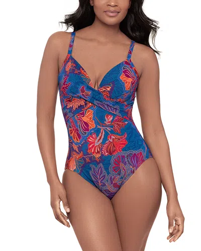 Miraclesuit Decoupage Captivate One Piece Swimsuit In Multi