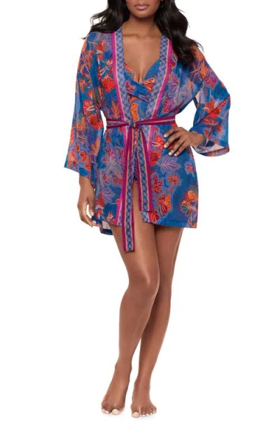 Miraclesuit ® Decoupage Cover-up Dress In Blue