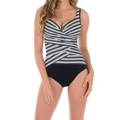 Miraclesuit Escape One Piece Swimsuit In Black/ White