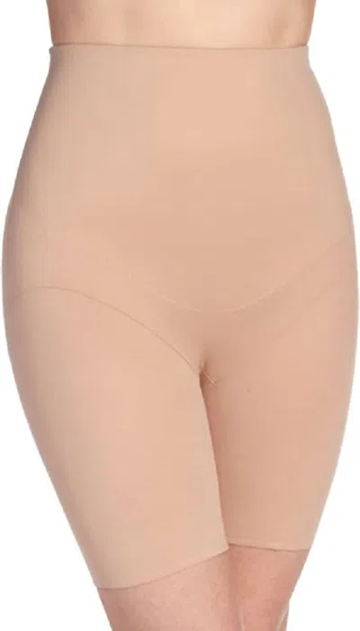 Miraclesuit Flex Fit Hi-waist Thigh Slimmer Shapewear In Nude In Multi