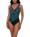 Miraclesuit Flor De Mar Oceanus Dd One-piece In Black
