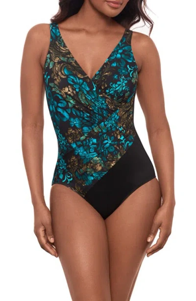Miraclesuit Women's Flor De Mare Oceanus Tummy-control One-piece Swimsuit