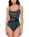 Miraclesuit Flore De Mare Lyra Swimsuit In Green