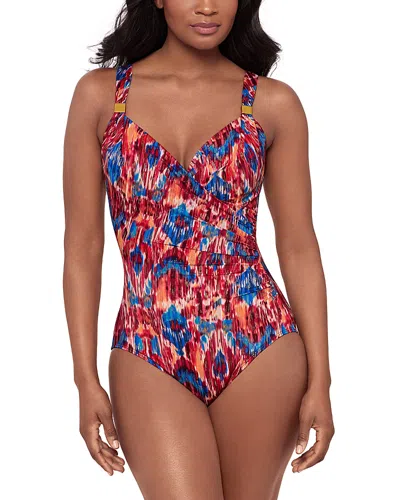 Miraclesuit Ikat Dorado Siren One Piece Swimsuit In Multi