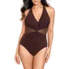 Miraclesuit Illusionist Wrapture One-piece Swimsuit In Sumatra Brown