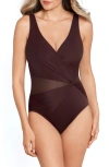 Miraclesuit Illusionist Wrapture One-piece Swimsuit In Smt