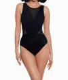 Miraclesuit Illusionists Palmaone Piece Swimsuit In Black In Black