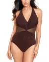 Miraclesuit Illusionist Wrapture One-piece Swimsuit In Multi