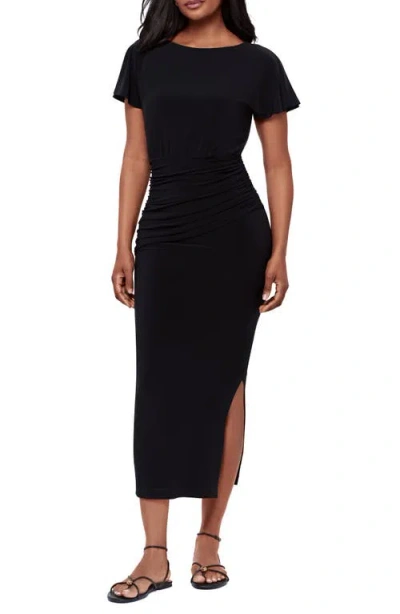 Miraclesuit ® Kaia Shirred Side Jersey Body-con Dress In Black