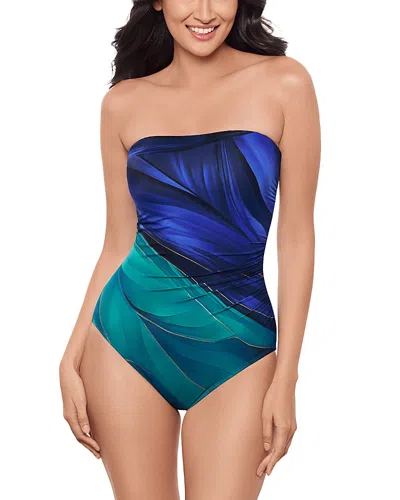 Miraclesuit Maldiva Avanti One Piece Swimsuit In Blue Multi