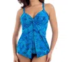 Miraclesuit Mediterra Love Knot Tankini Top In Blue