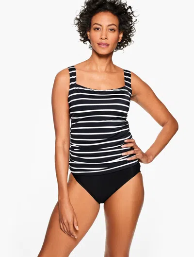 Miraclesuit Misses - Â® Cabana Tankini - Rocksport Stripe - White - 14 Talbots
