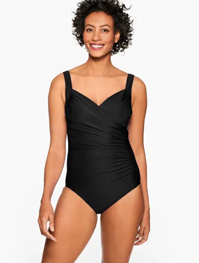 MIRACLESUIT MISSES - MIRACLESUITÂ® SANIBEL ONE PIECE - BLACK - 14 TALBOTS