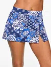 Miraclesuit Misses - Â® Vented Skirt - Flower Patch - Ink - 16 Talbots In Ink