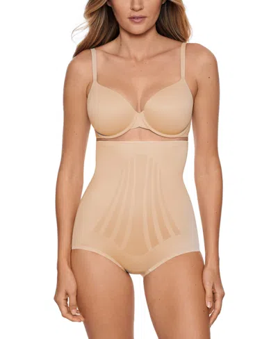 Miraclesuit Modern Miracle Extra Firm High-waist Shaping Brief With Lycra Fitsense 2565 In Warm Beige Bubble