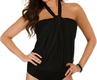 Miraclesuit Mojito Underwire Tankini Top Bikini - Plus Size In Black