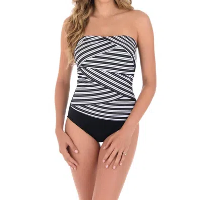 Miraclesuit Muse One Piece Swimsuit In Black/ White