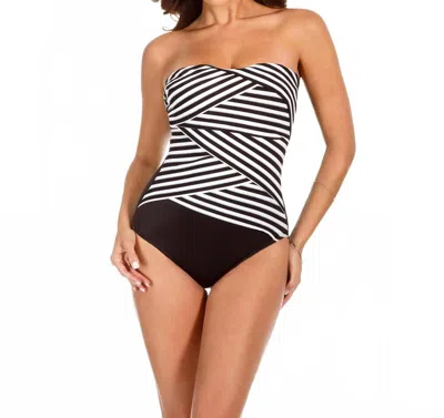 Miraclesuit Muse Underwire One Piece In Black/white