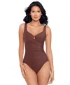 MIRACLESUIT MUST HAVE ESCAPE ONE-PIECE ALLOVER SLIMMING UNDERWIRE SWIMSUIT