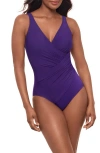 Miraclesuit ® Must Have Oceanus One-piece Swimsuit In Mulberry