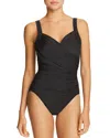 Miraclesuit Must Have Sanibel Ruched One Piece Swimsuit In Black