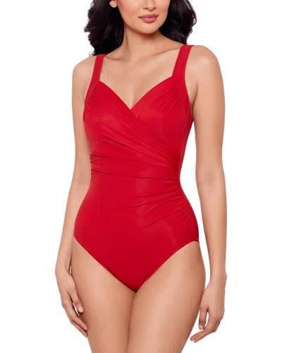 Miraclesuit Must Haves Sanibel Dd One-piece In Red