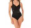 Miraclesuit Net Work Dd-cup Underwire Madero One Piece Swimsuit In Black In Black
