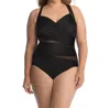 Miraclesuit Net Work Madero One Piece Swimsuit - Plus In Black