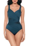 Miraclesuit ® Network Dd Madero Mesh Detail One-piece Swimsuit In Animal Print