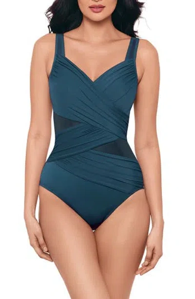 Miraclesuit ® Network Dd Madero Mesh Detail One-piece Swimsuit