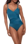 Miraclesuit ® Network Mystique Underwire One-piece Swimsuit In Aegean