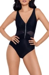 Miraclesuit ® Network News Vive Underwire One-piece Swimsuit In Black