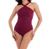 Miraclesuit Network Point Of View One Piece Swimsuit In Red In Red