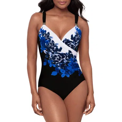 Miraclesuit ® Ombra Fiore Siren One-piece Swimsuit In Blue