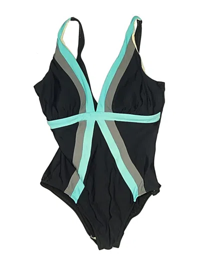 Pre-owned Miraclesuit One Piece Swimsuit In Black