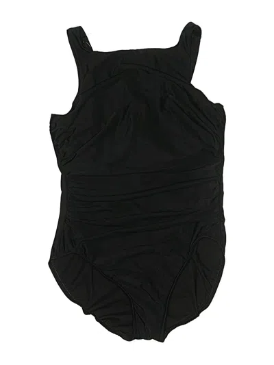 Pre-owned Miraclesuit One Piece Swimsuit In Black