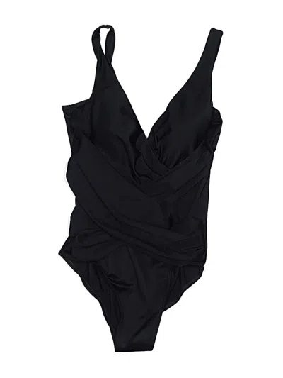 Pre-owned Miraclesuit One Piece Swimsuit In Black