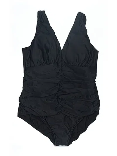 Pre-owned Miraclesuit One Piece Swimsuit In Black