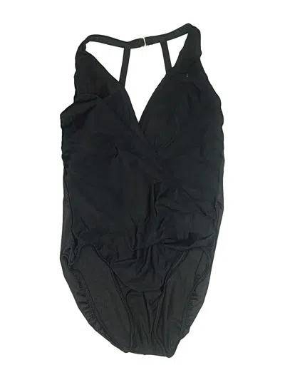Pre-owned Miraclesuit One Piece Swimsuit In Black