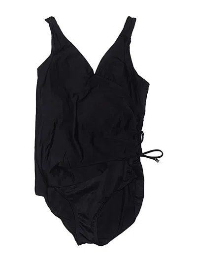 Pre-owned Miraclesuit One Piece Swimsuit In Black