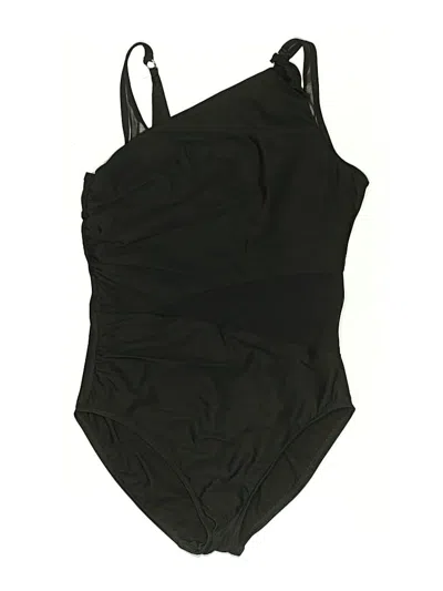 Pre-owned Miraclesuit One Piece Swimsuit In Black