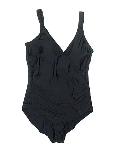 Pre-owned Miraclesuit One Piece Swimsuit In Black